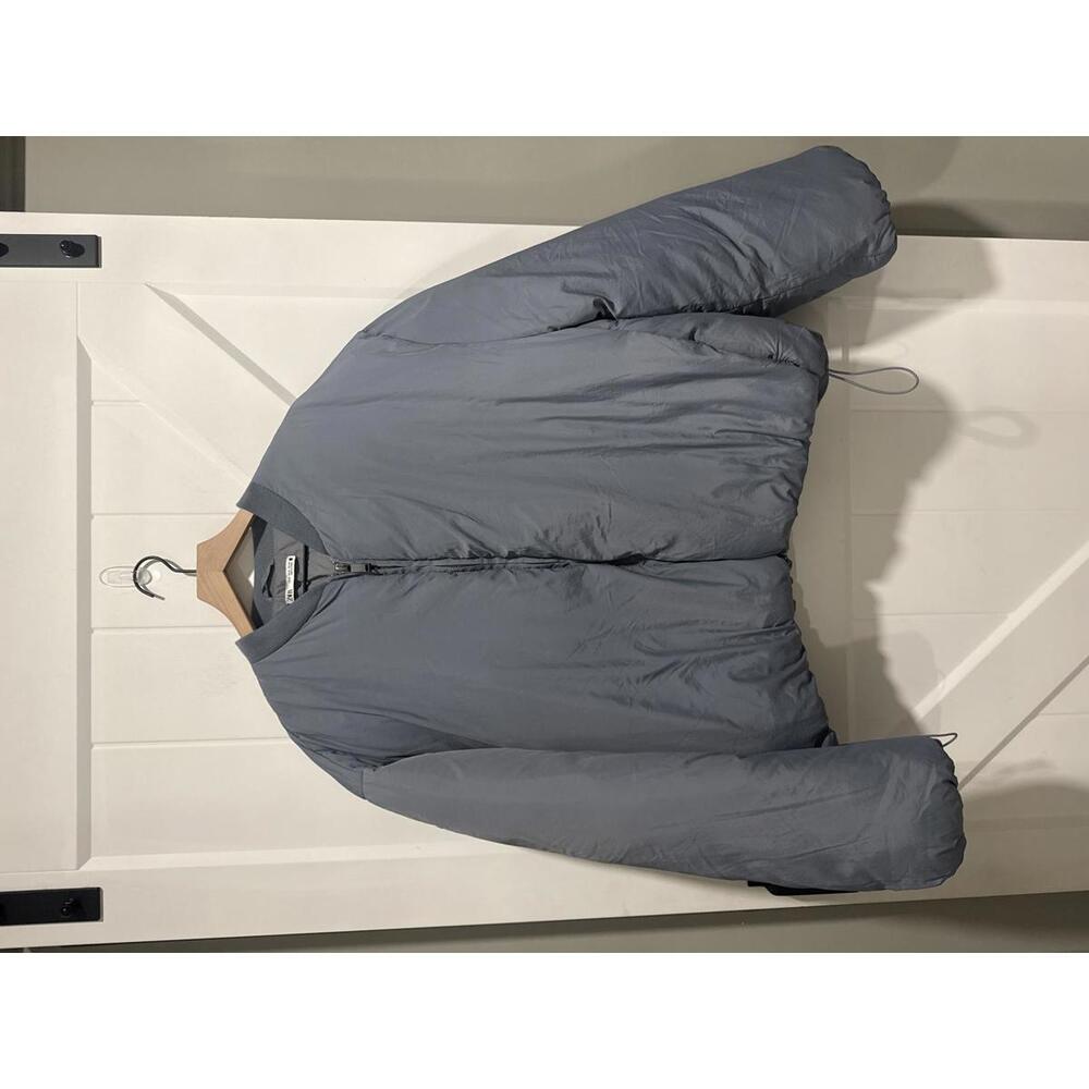 Zara Women's Gray Puffer Bomber Jacket XL